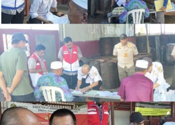 Pertemuan bersama Pemkab Tanah Laut dan  Pertamina BPH Migas di Balai Desa Tabanio diwarnai tuntutan agar distribusi BBM subsidi tepat sasaran dan tranparan bagi nelayan.