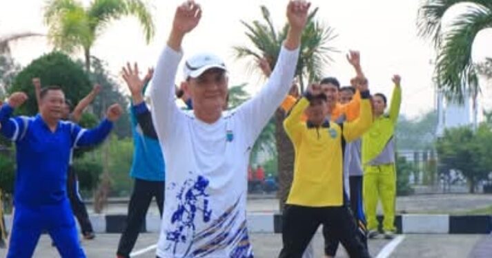 Senam Sehat ASN OKUS Berjaya, Pemkab Oku Selatan Perkuat Kebugaran dan Semangat Pelayanan Publik