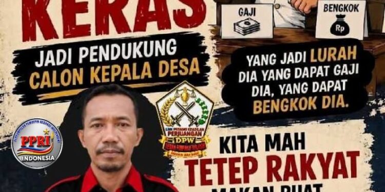 Alarm Demokrasi Desa: Catatan Kritis Ketua DPW LSM PEDANG KEADILAN PERJUANGAN (PKP) Menjelang Pilkades 2026-2034