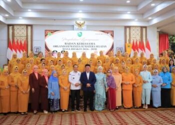 Sumiyati Misnadi Hadiri Pengukuhan Pengurus BKOW Sumsel 2026–2030, Perkuat Sinergi Pemberdayaan Perempuan