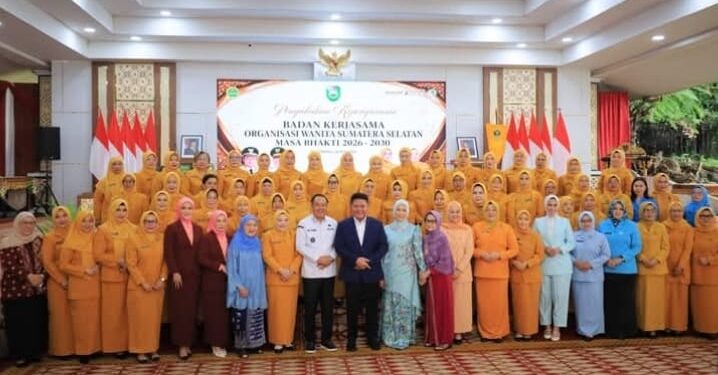 Sumiyati Misnadi Hadiri Pengukuhan Pengurus BKOW Sumsel 2026–2030, Perkuat Sinergi Pemberdayaan Perempuan