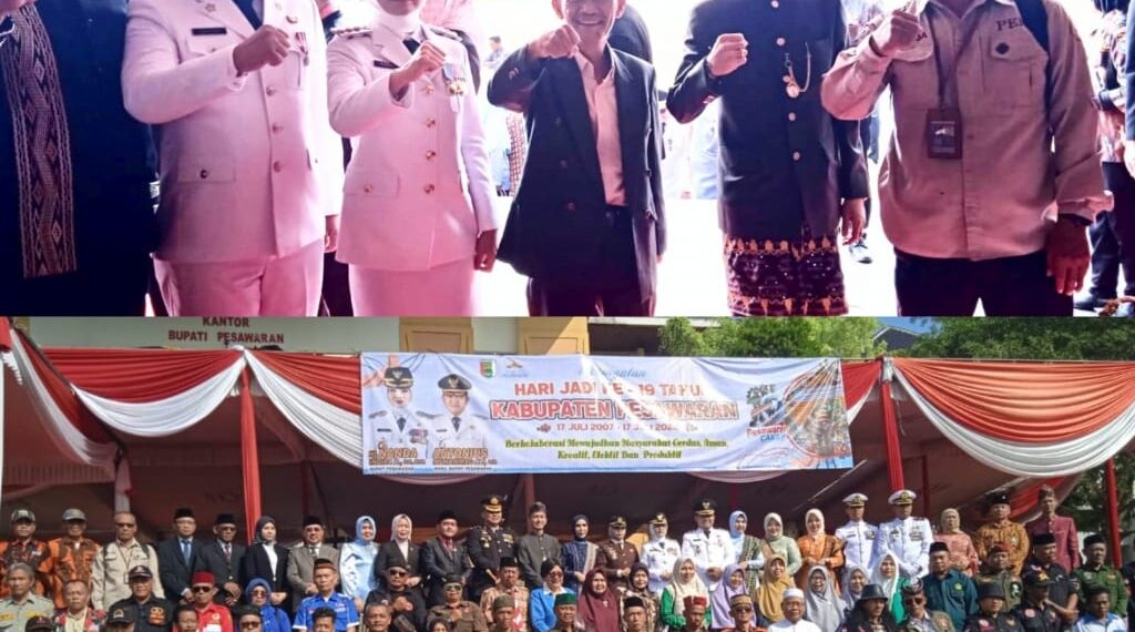 Ketua dan Sekretaris GWI-DPC Pesawaran Hadiri Puncak HUT Ke-19, Teguhkan Sinergi Pers dan Pemerintah Daerah