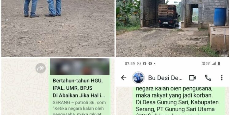 Carut Marut PT GSU Warga Sudah Puluhan Kali Komplain Tak Digubris. Dinas kab, Serang, DLH BPK Hingga DPRD komisi III BUNGKAM