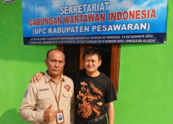 KETUA UMUM GWI KUNJUNGI SEKRETARIAT DPC GWI PESAWARAN
