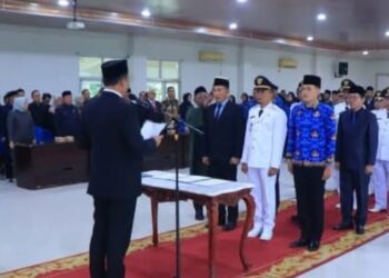 Bupati OKU Selatan Lantik Pejabat Pimpinan Tinggi, Administrator, Pengawas dan PNS, Perkuat Kinerja Birokrasi