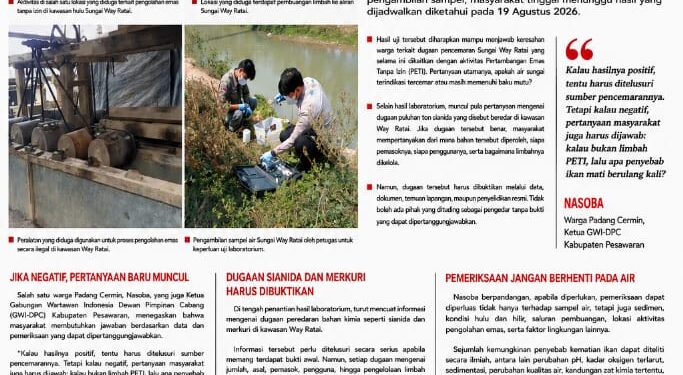 Dua Pekan Menanti, 19 Agustus Penentu: Jika Way Ratai Negatif, Ikan Mati Berulang Karena Apa?