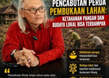 Herman Hofi Soroti Rencana Pencabutan Perda Pembukaan Lahan: Ketahanan Pangan dan Budaya Lokal Bisa Terdampak