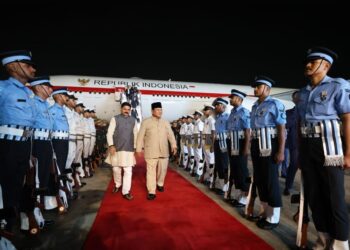 *Prabowo Tiba di New Delhi, Siap Perkuat Peran Indonesia di KTT ke-18 BRICS*