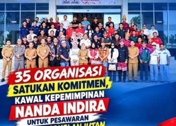 35 ORGANISASI SATUKAN KOMITMEN, KAWAL KEPEMIMPINAN NANDA INDIRA UNTUK PESAWARAN CAKEP BERKELANJUTAN