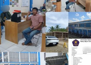 HEBOH! DANA PROGRAM 1000 SARJANA RP 27 MILIAR PER SEMESTER, DOSEN UNIVERSITAS SAPTA MANDIRI BALANGAN 5 BULAN TAK DIGAJI, RUMAH MEWAH & MOBIL LISTRIK MUNCUL DI SEBELAH KAMPUS